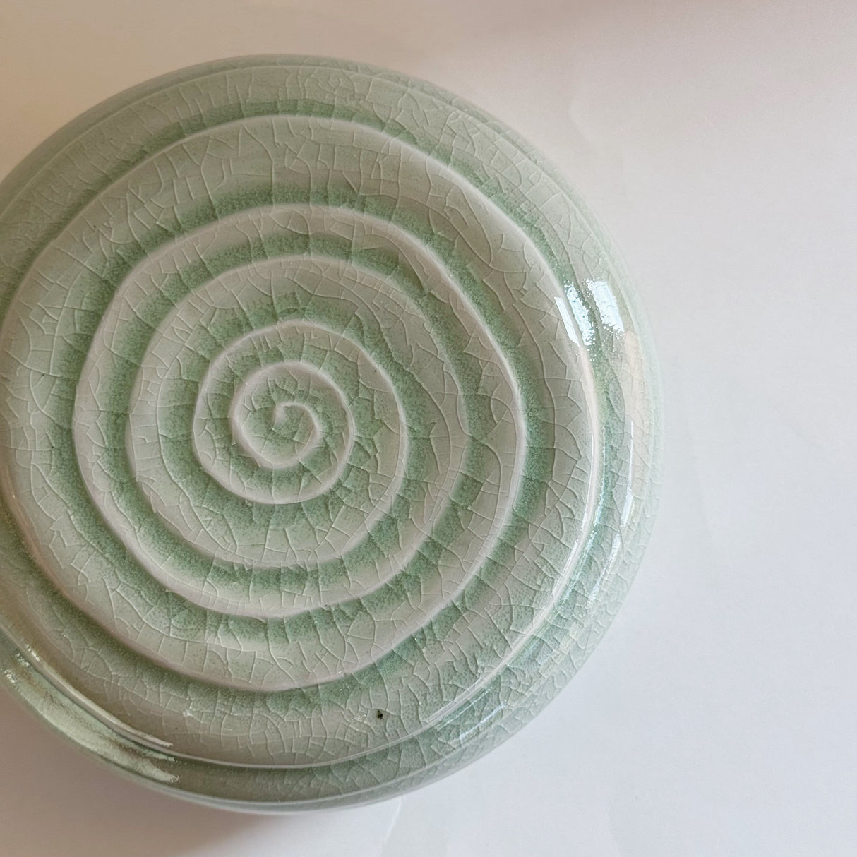 Swirl Lidded Vessel | Panther Pots by Ayden Krzmarzick