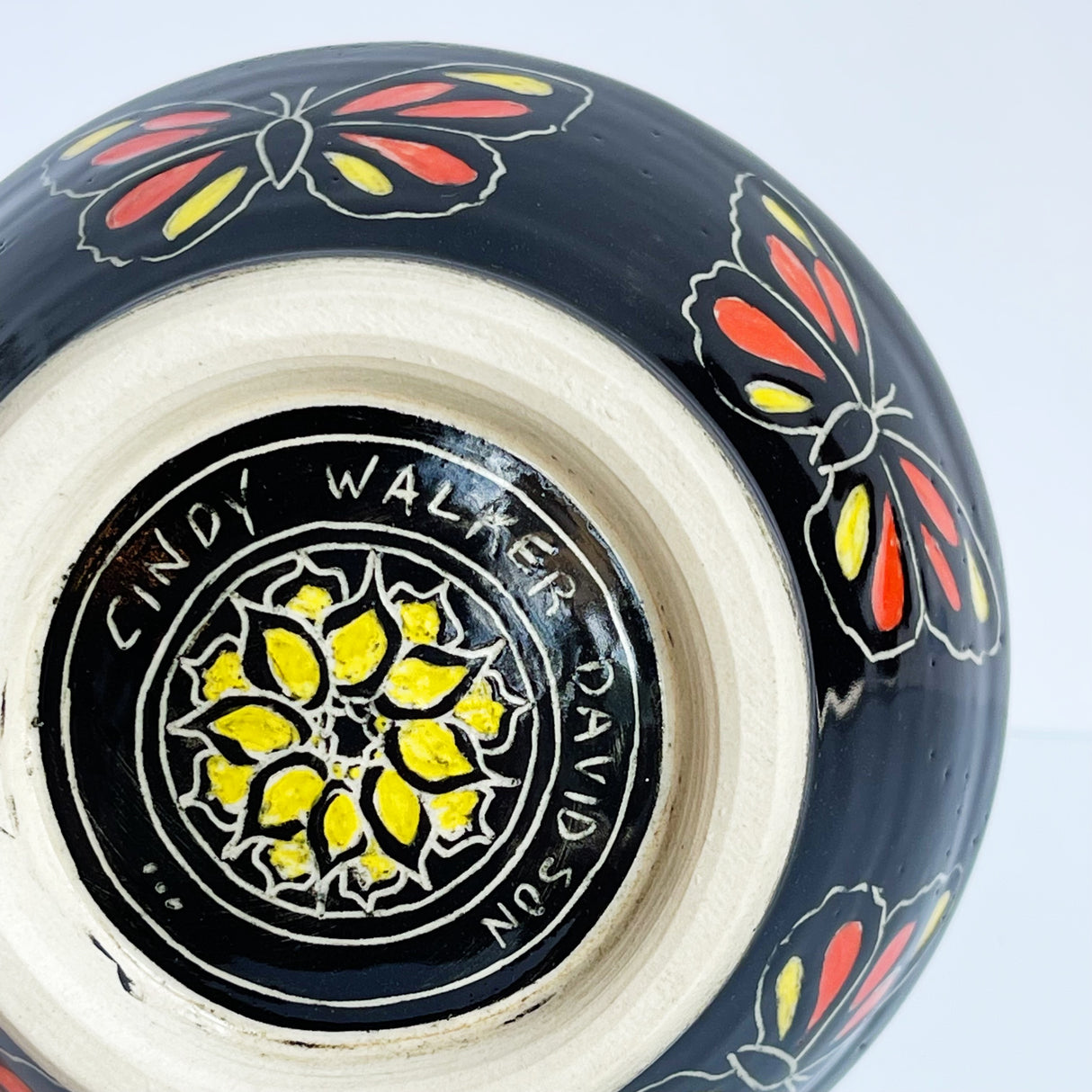 Yellow Sunflower Bowl | Cindy Walker Davidson