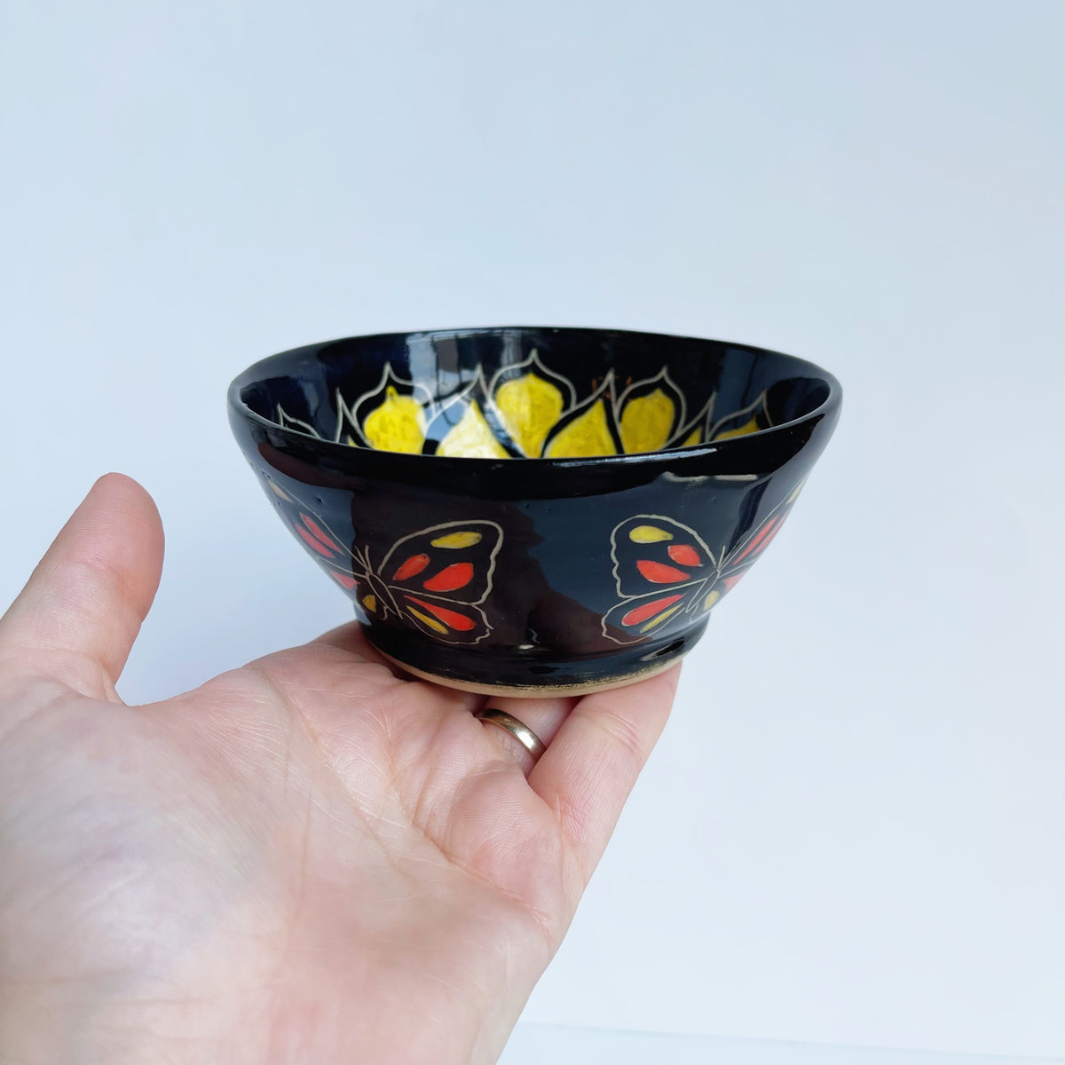 Yellow Sunflower Bowl | Cindy Walker Davidson
