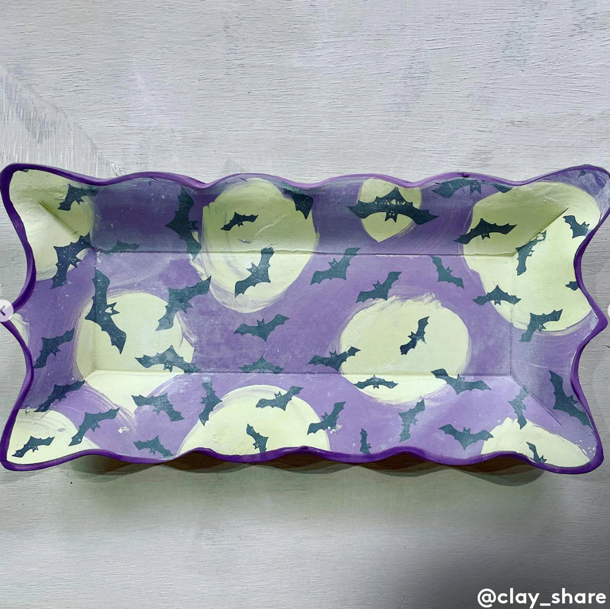 Bats Underglaze Transfer