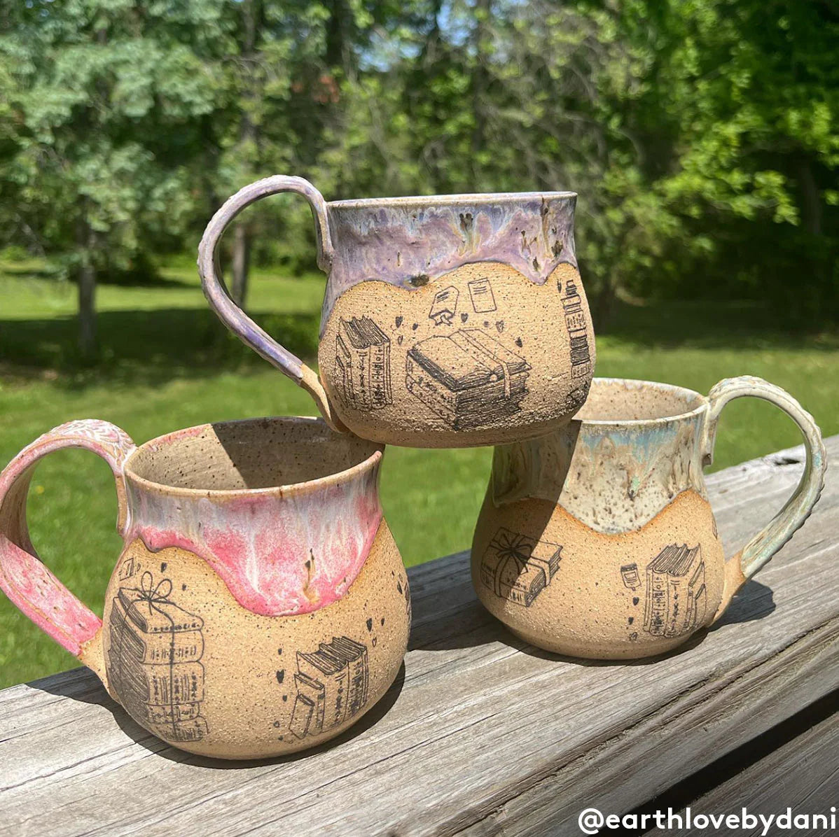 Books Underglaze Transfer