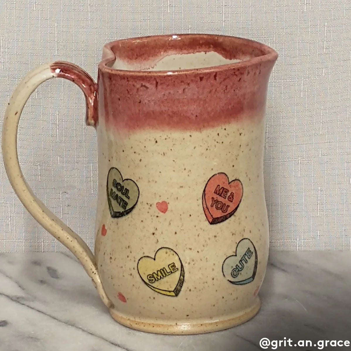 Heart Candy Underglaze Transfer