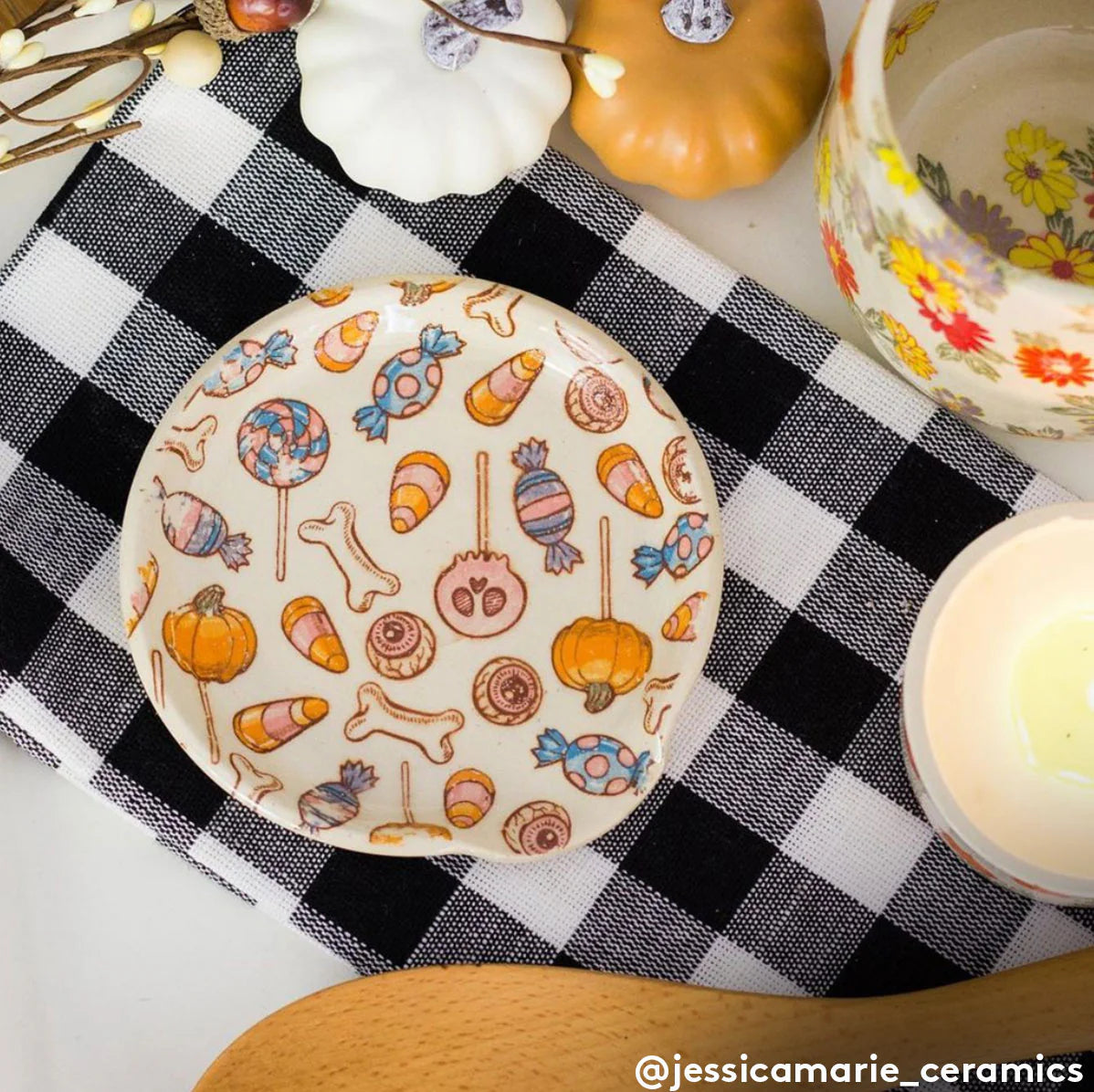 Candy Halloween Underglaze Transfer