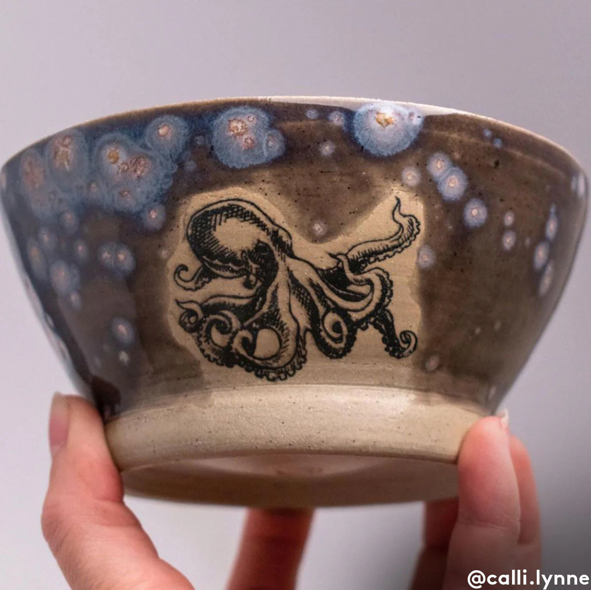 Octopus Underglaze Transfer