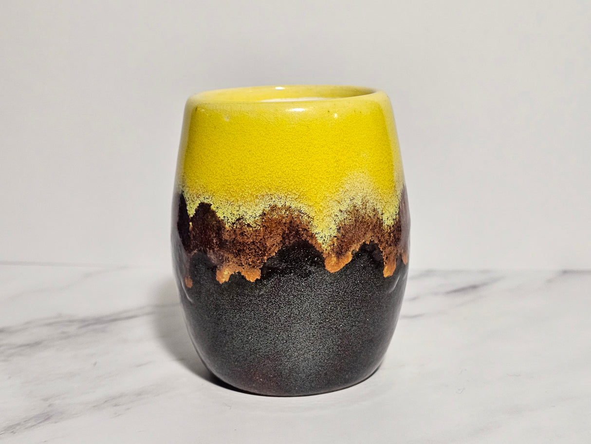 Sugared Lemon Hand Thrown Candle | Made from Muck