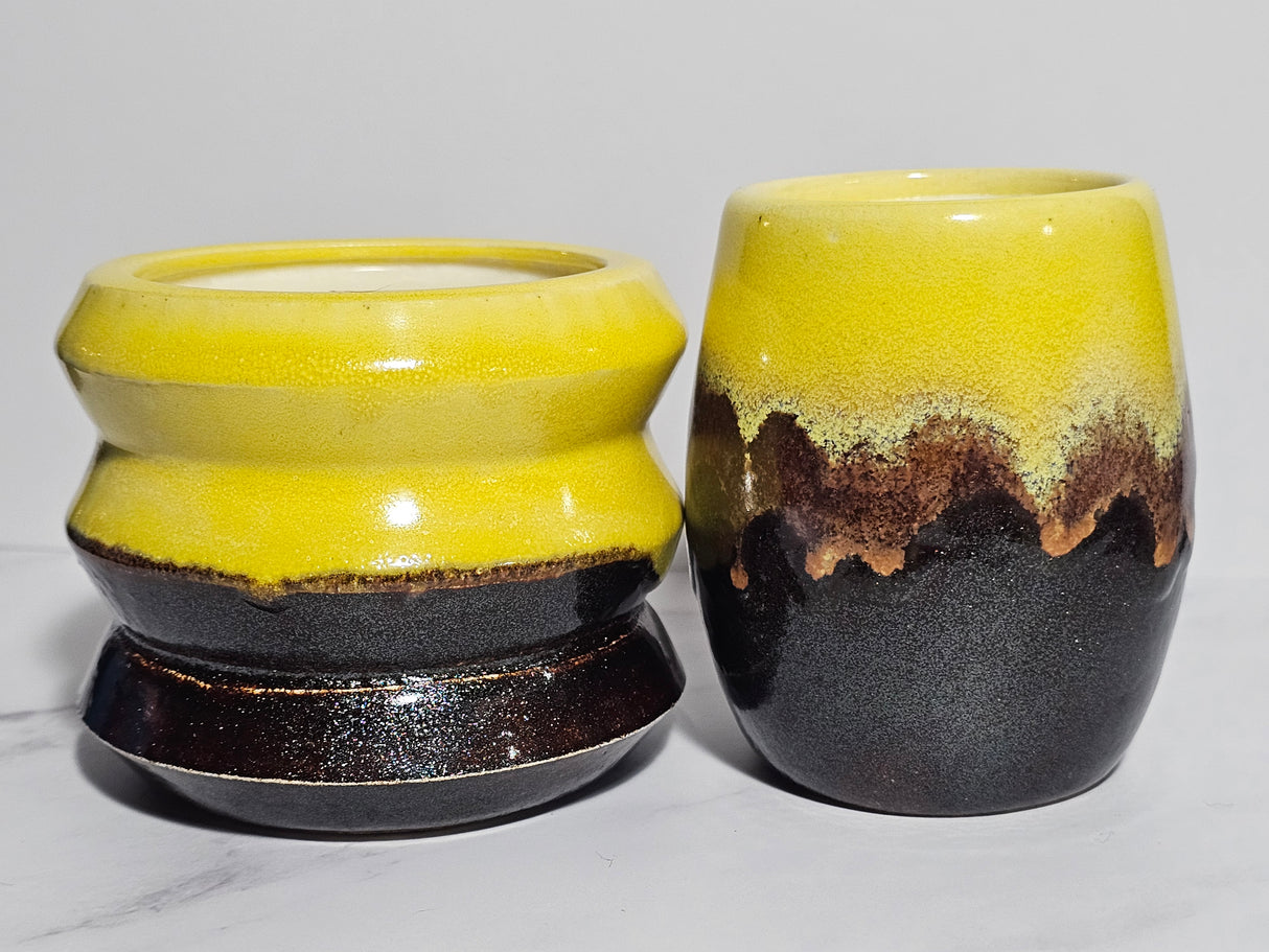 Sugared Lemon Hand Thrown Candle | Made from Muck