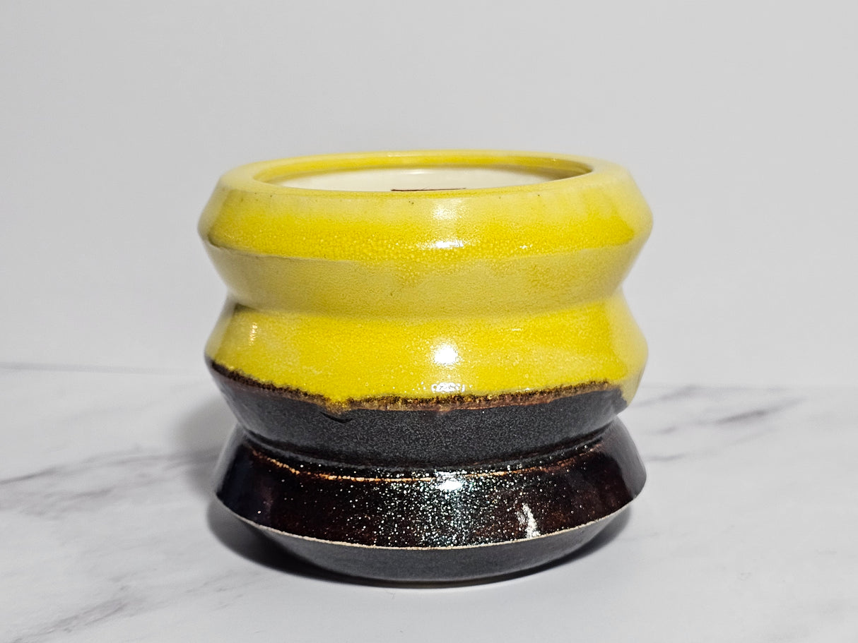 Sugared Lemon Hand Thrown Candle | Made from Muck