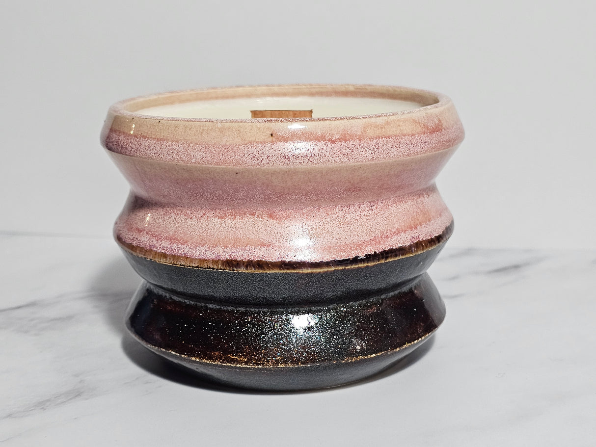 Japanese Cherry Blossom Hand Thrown Candle | Made from Muck