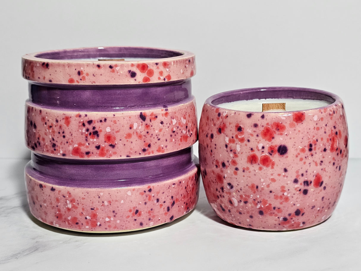 Fruity Rings Hand Thrown Candle | Made from Muck