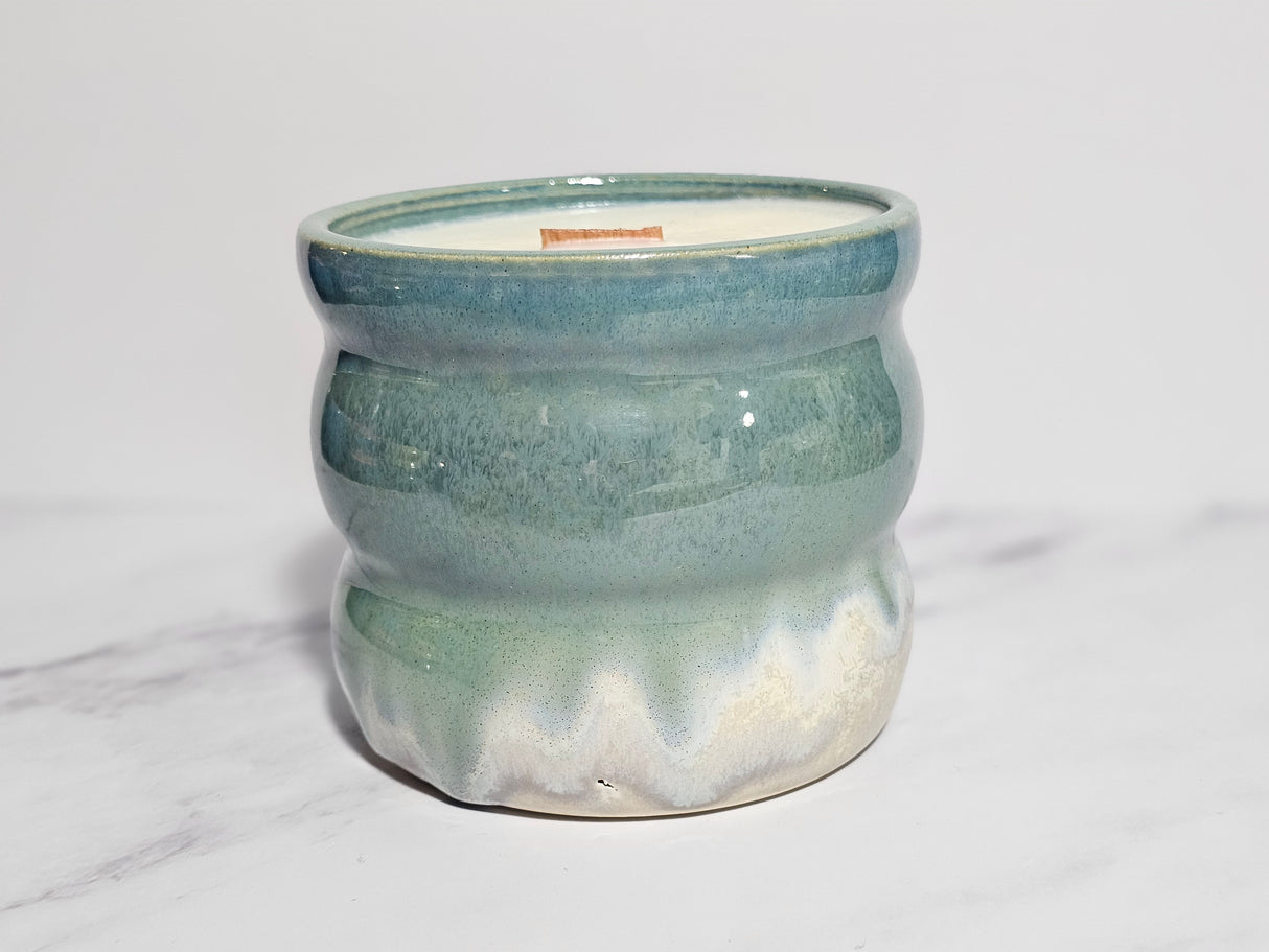 Kudzu Hand Thrown Candle | Made from Muck