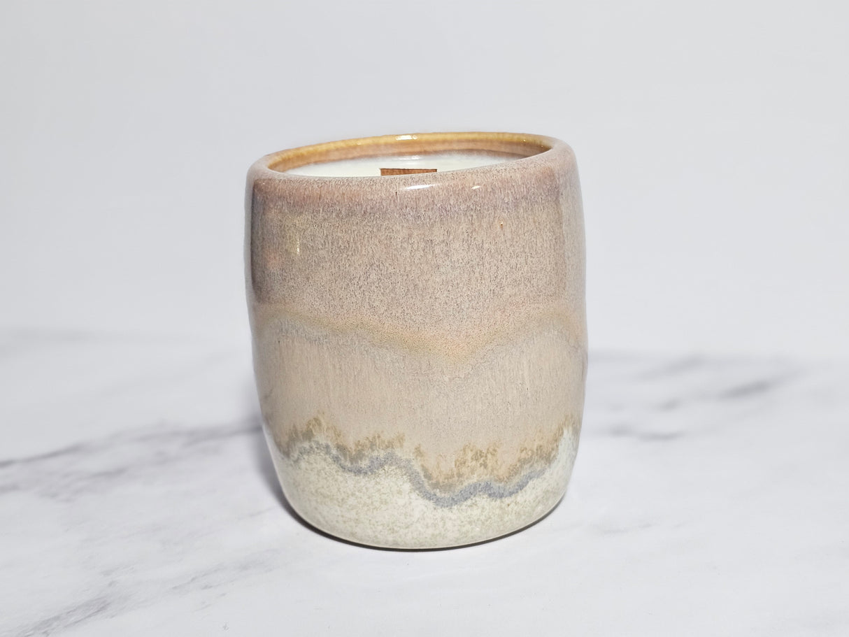 Woods & Earth Hand Thrown Candle | Made from Muck