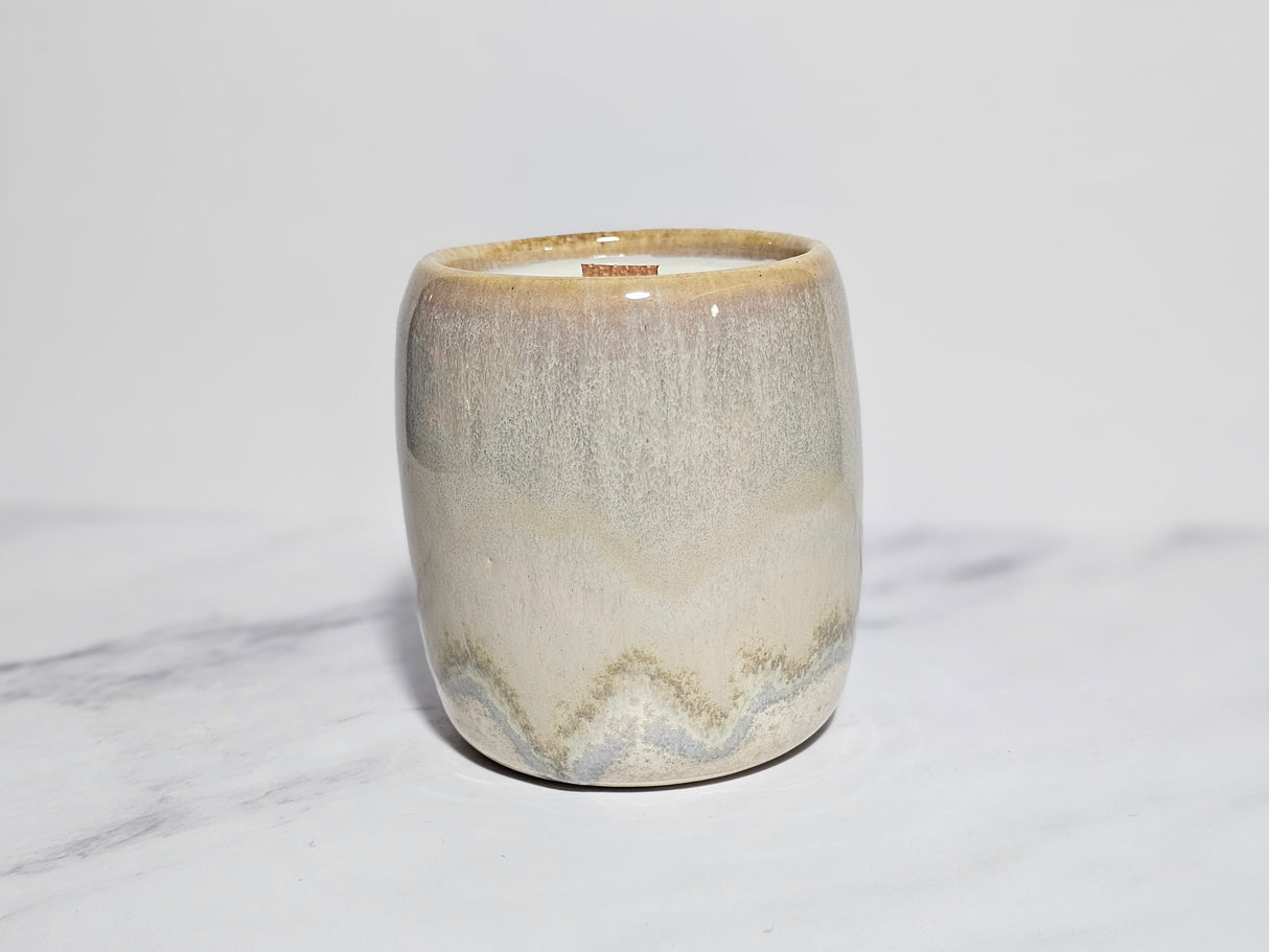 Magnolia Blossom Hand Thrown Candle | Made from Muck