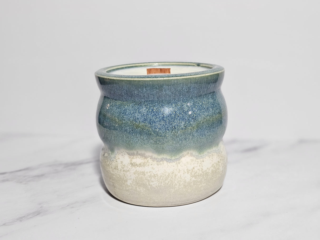 Citrus Basil Hand Thrown Candle | Made from Muck
