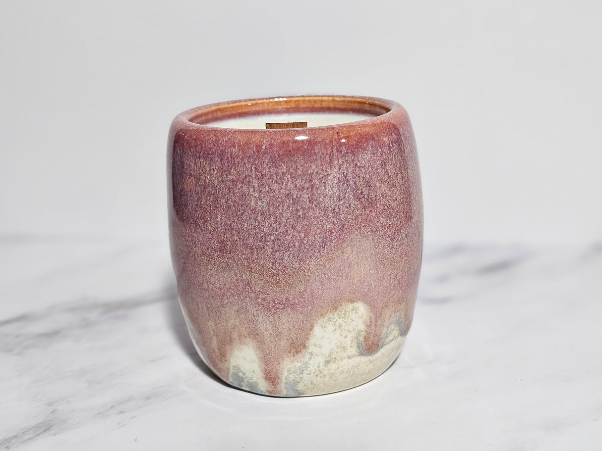 Watermelon Lemonade Hand Thrown Candle | Made from Muck