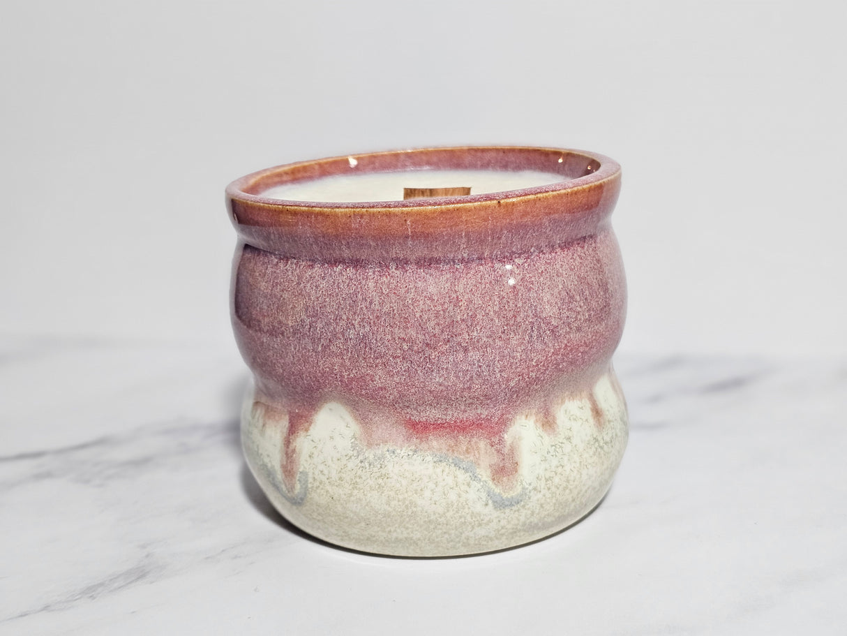 Watermelon Lemonade Hand Thrown Candle | Made from Muck