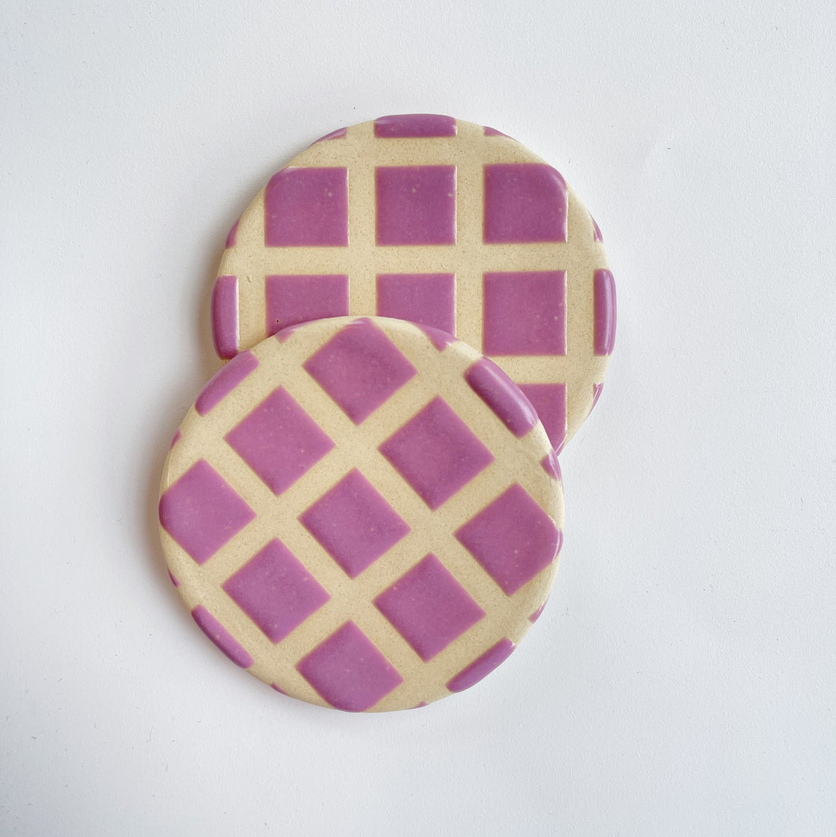 Grid Coaster | Terra Clay Co.