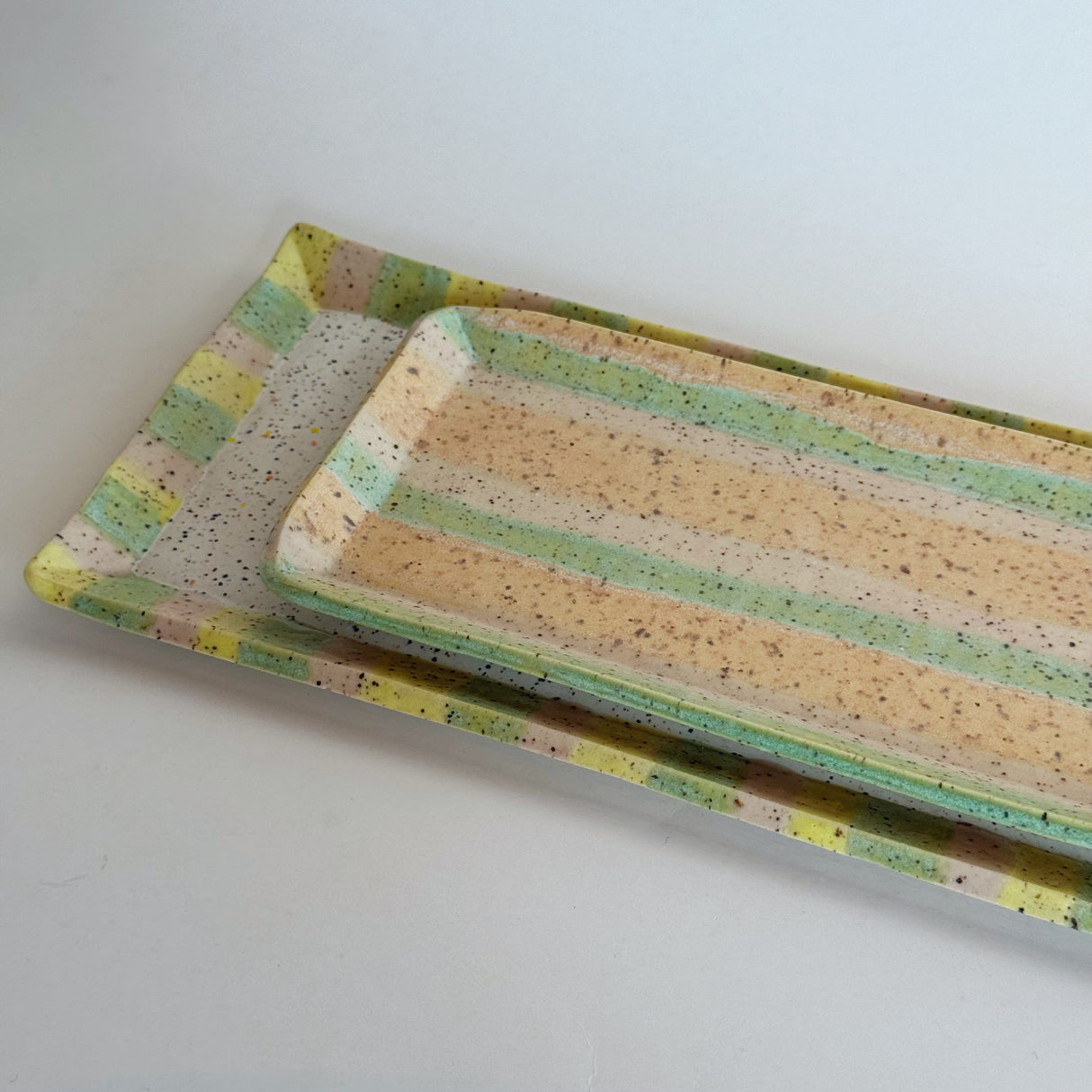 Speckled & Striped Trays | Madeleine Schmidt