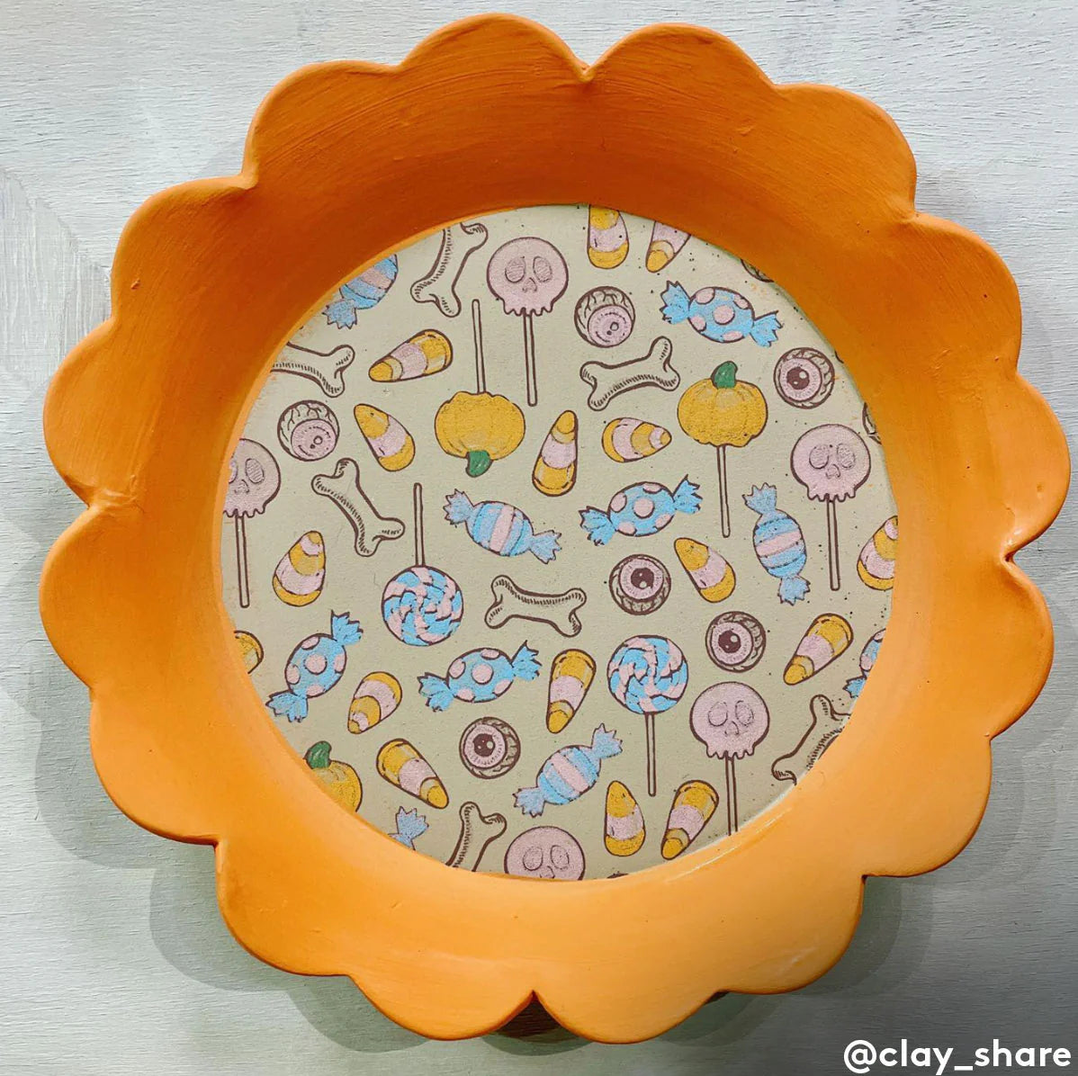 Candy Halloween Underglaze Transfer