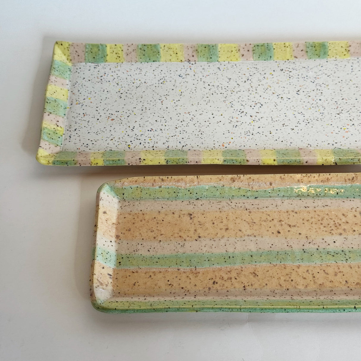 Speckled & Striped Trays | Madeleine Schmidt