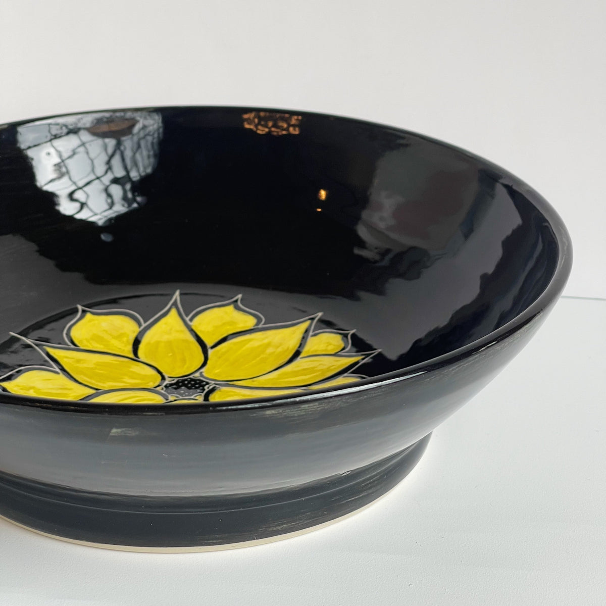 Yellow Flower Bowl | Cindy Walker Davidson
