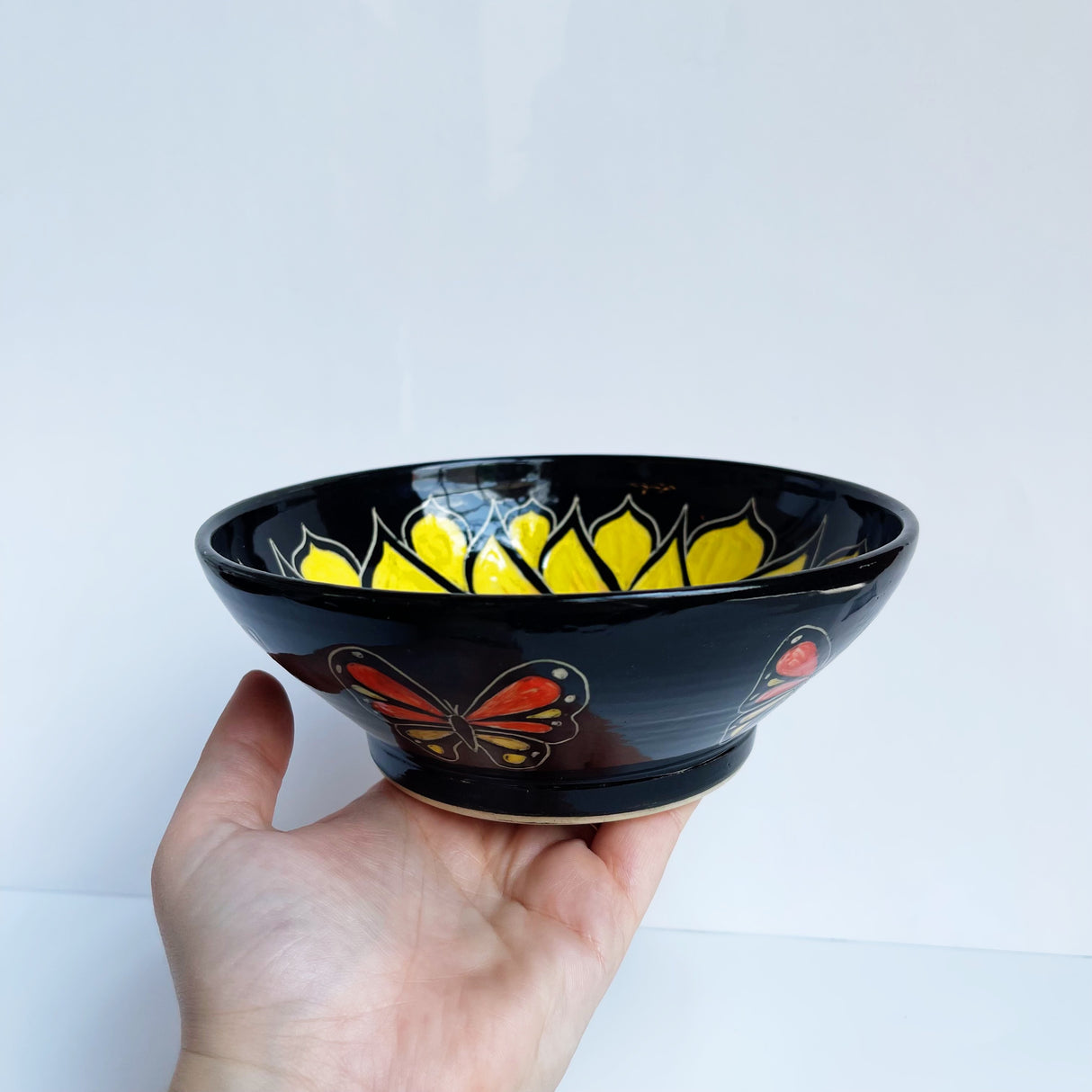 Yellow Sunflower Bowl | Cindy Walker Davidson