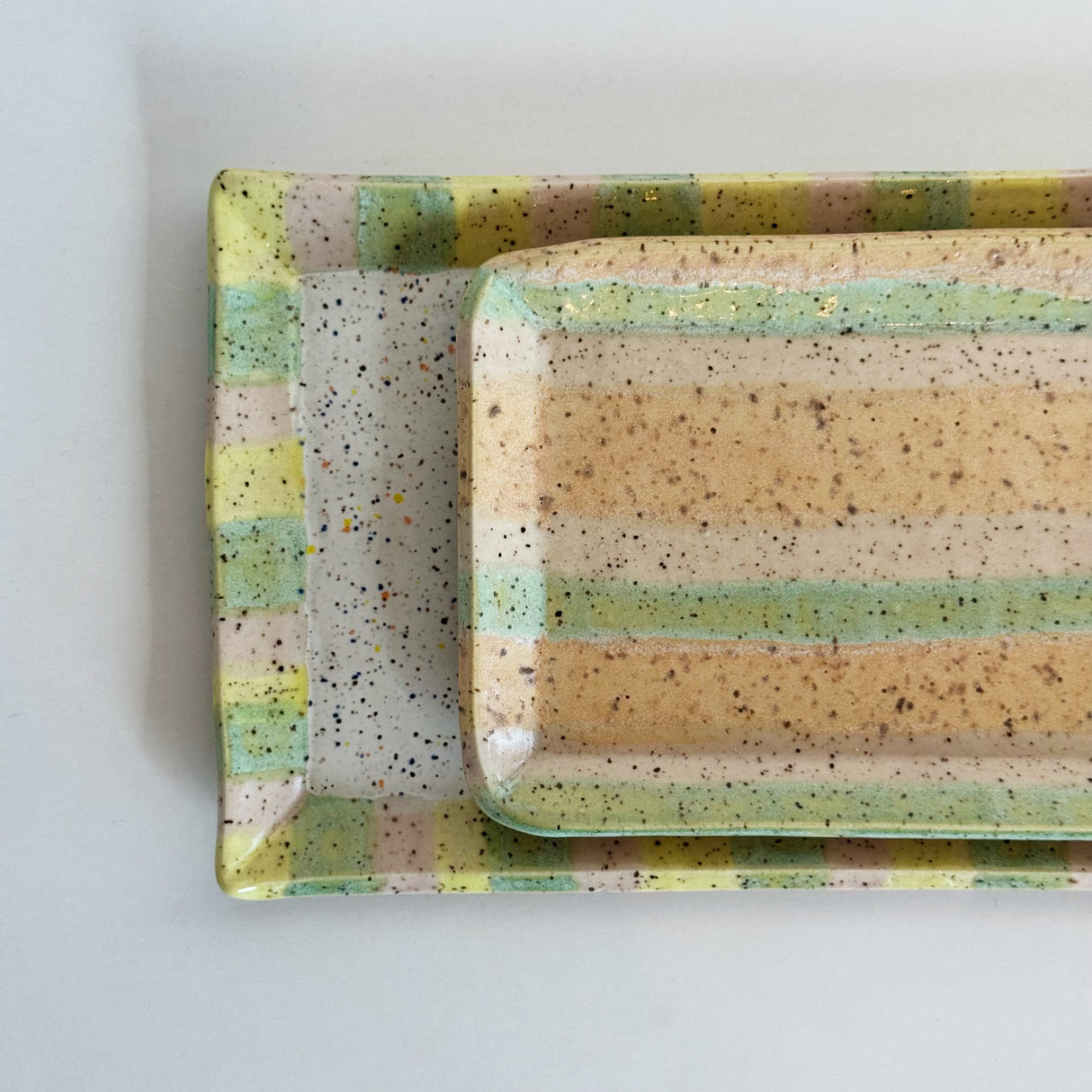 Speckled & Striped Trays | Madeleine Schmidt