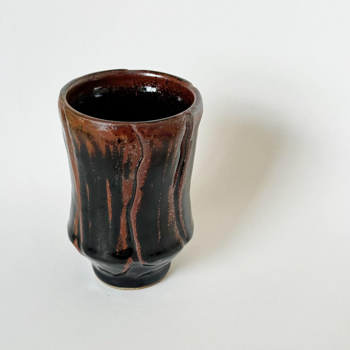 Copper & Black Cup | Panther Pots by Ayden Krzmarzick