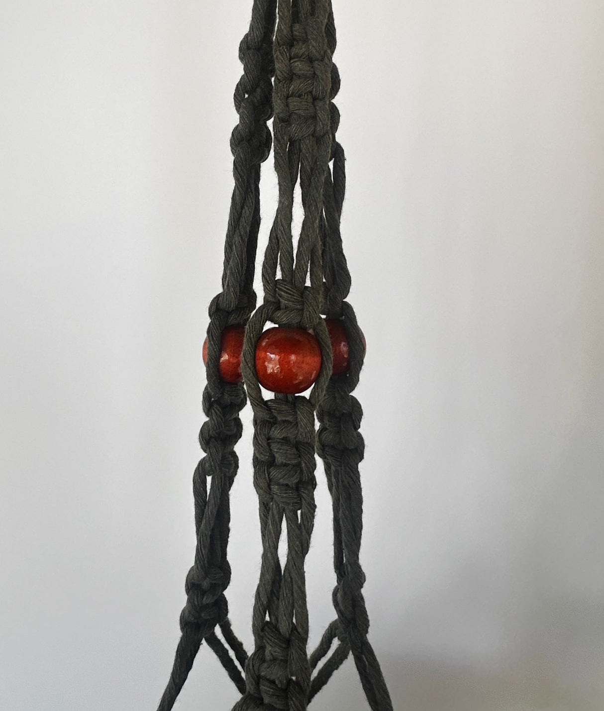 Black & Beads Hanging Planter | Lucinda Meglemre