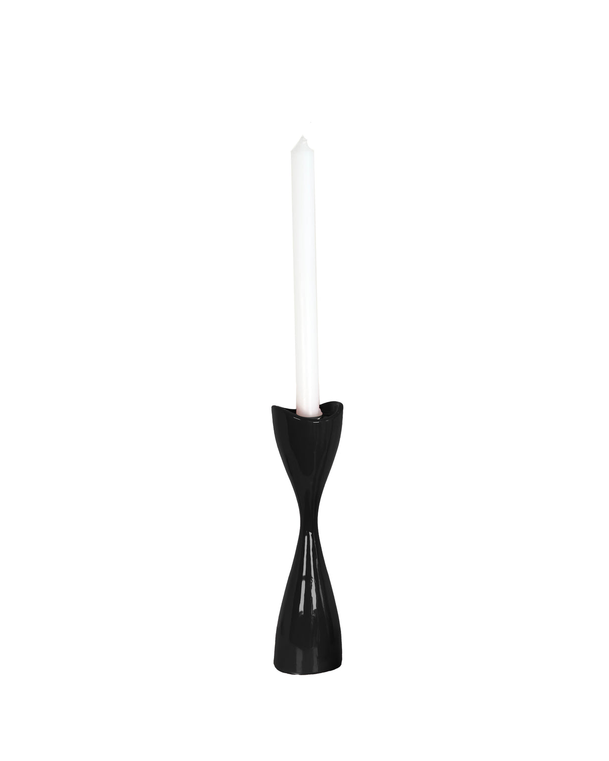 Tulip Candlestick Holders in Black