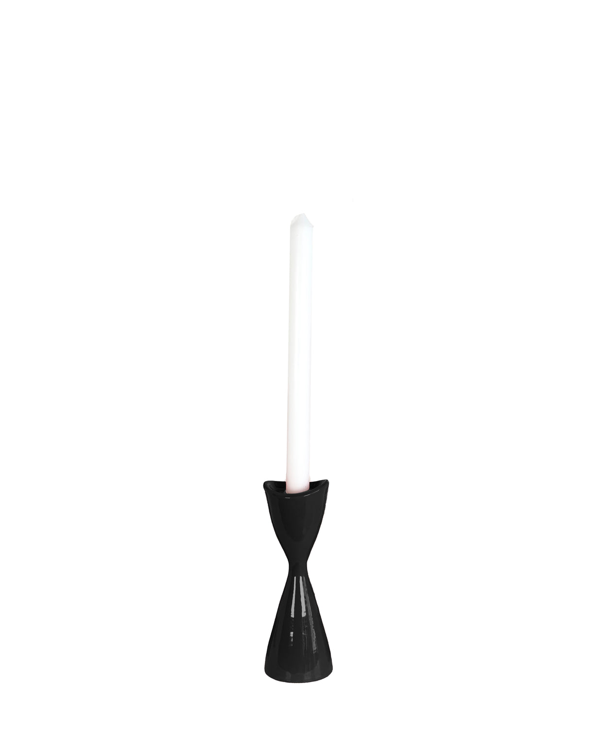 Tulip Candlestick Holders in Black