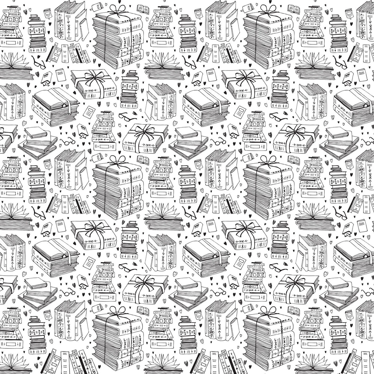 Books Underglaze Transfer