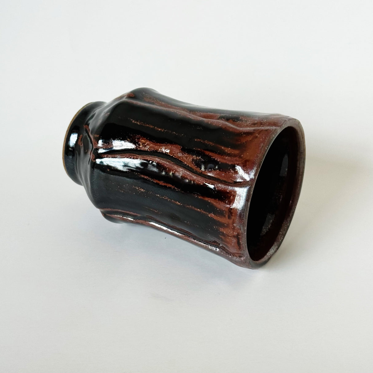 Copper & Black Cup | Panther Pots by Ayden Krzmarzick