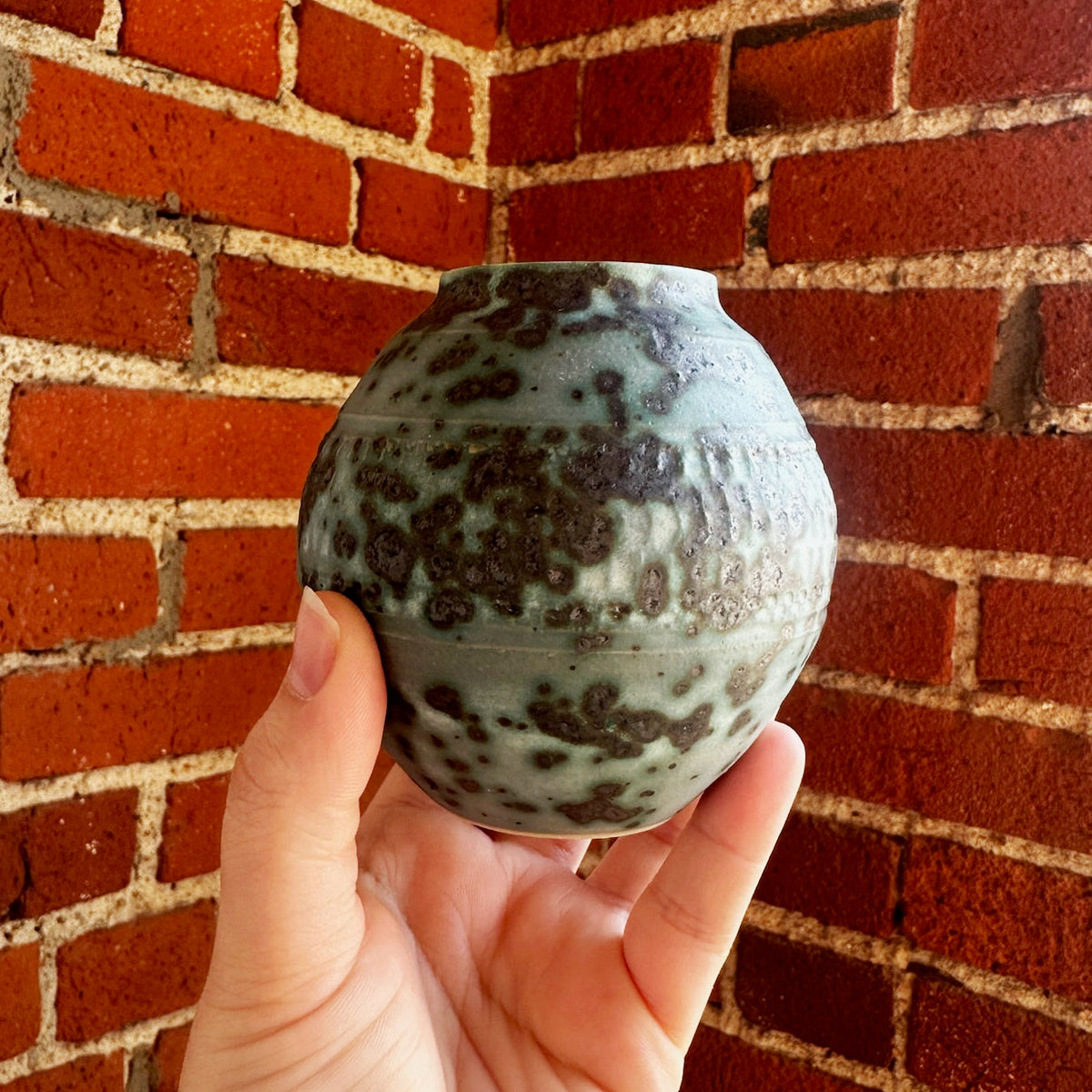 Moonscape Carved Vase | Pottery by Mike