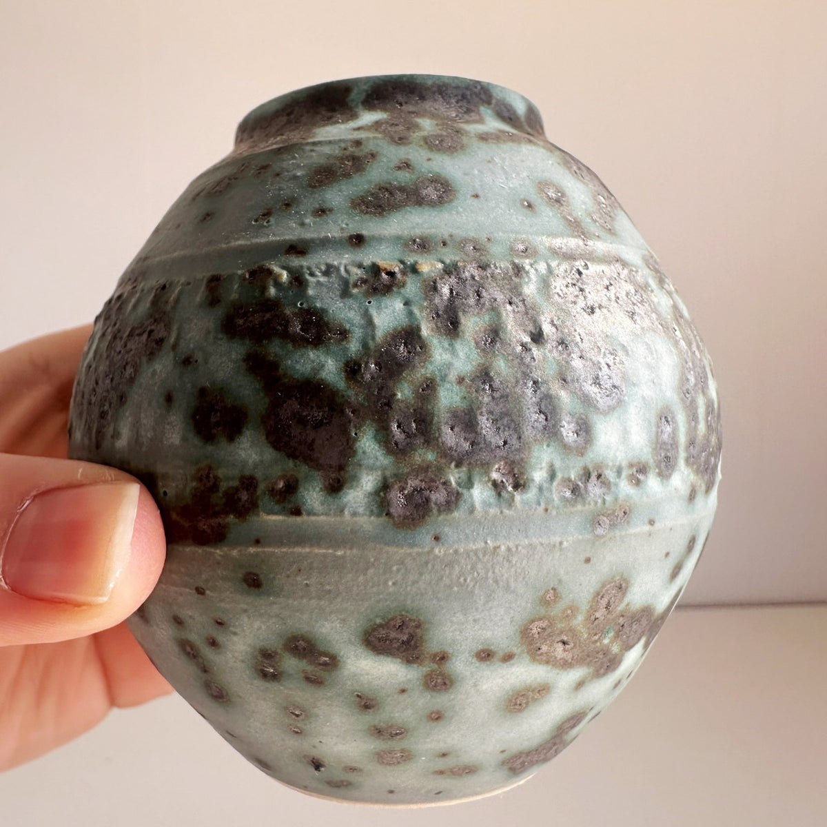 Moonscape Carved Vase | Pottery by Mike