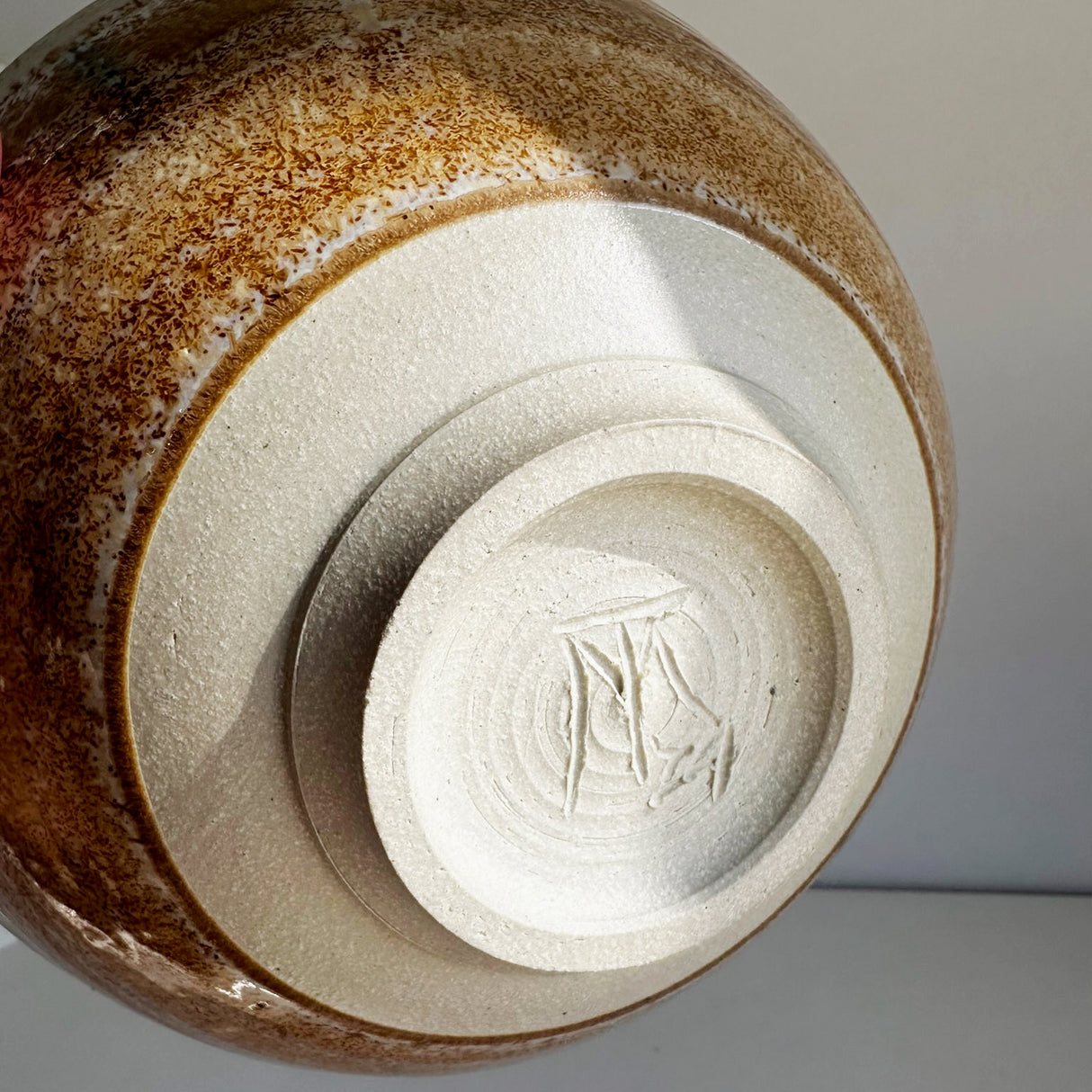 Champagne Glitter Bowl | Pottery by Mike