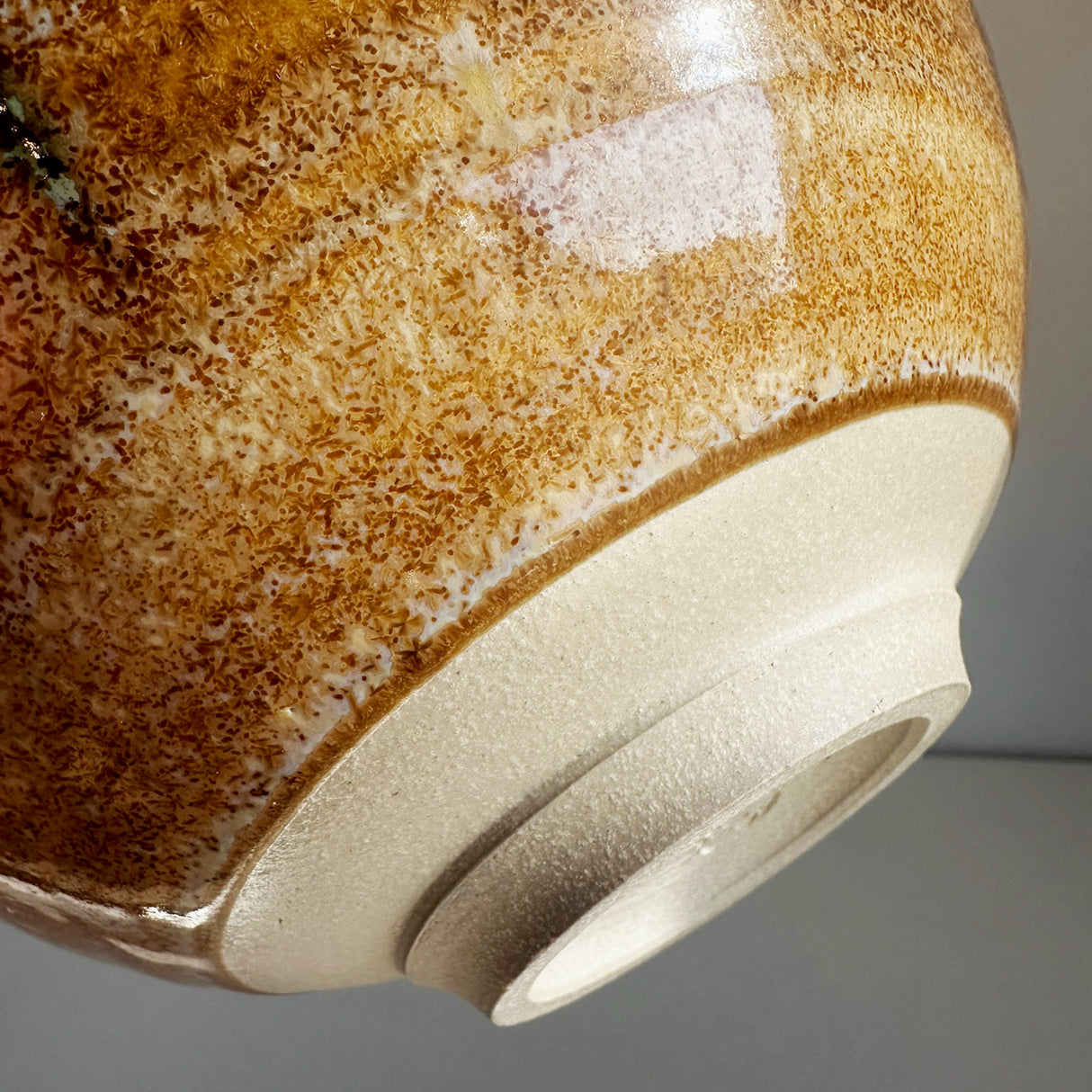 Champagne Glitter Bowl | Pottery by Mike