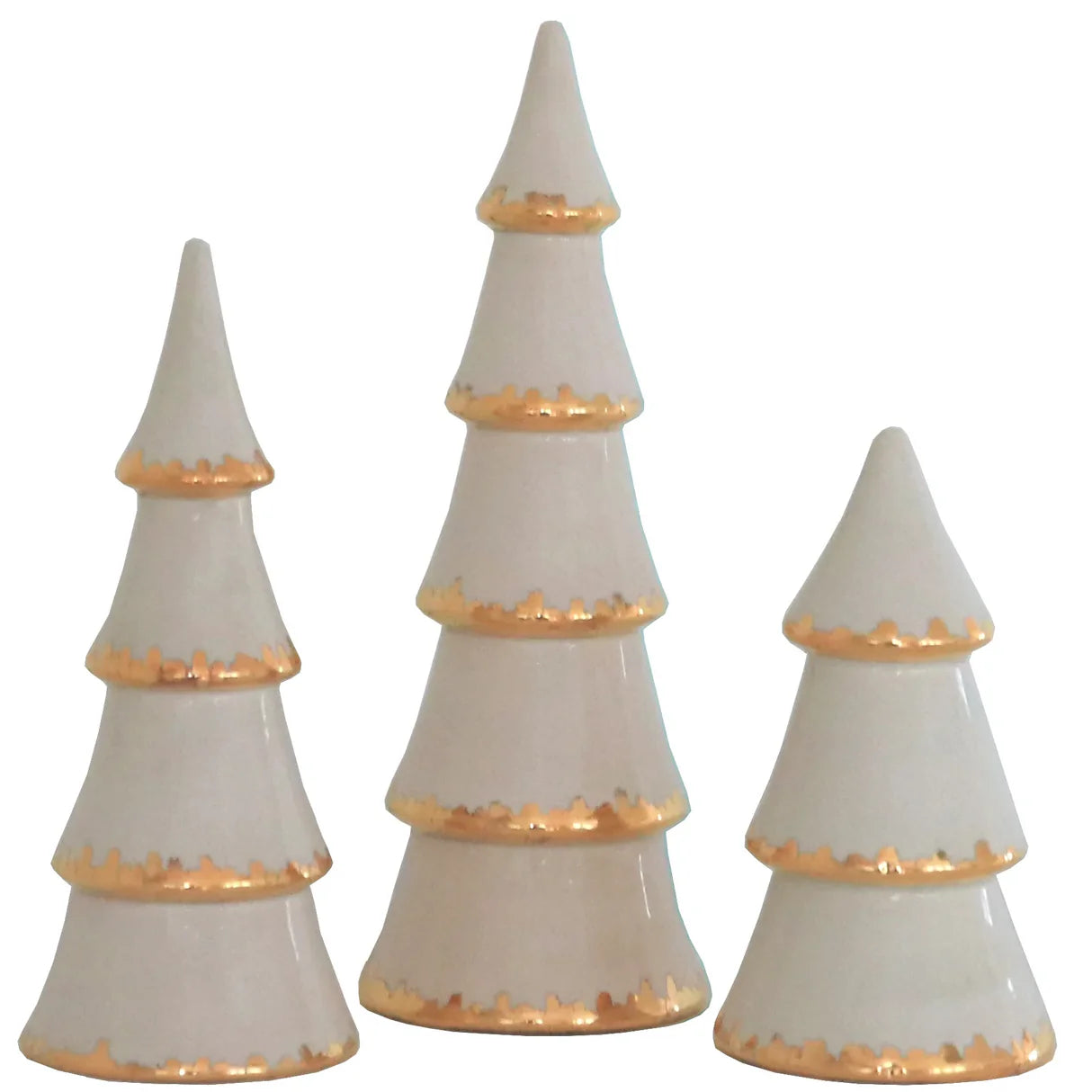 Christmas Trees with 22k Gold Accents in 11 Colors | Wholesale