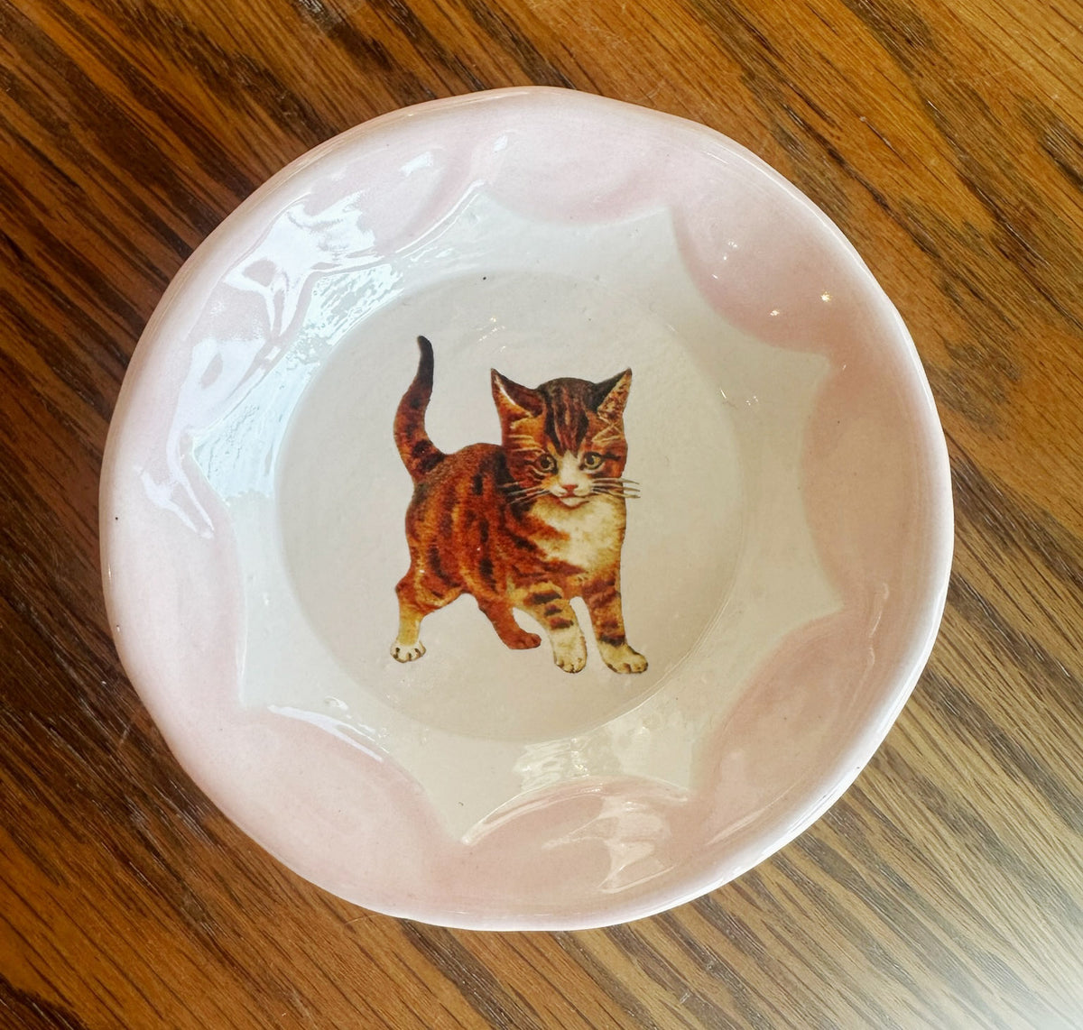 Cutesy Dishes with Colored Scallop Design and Hook | Jessica Walker