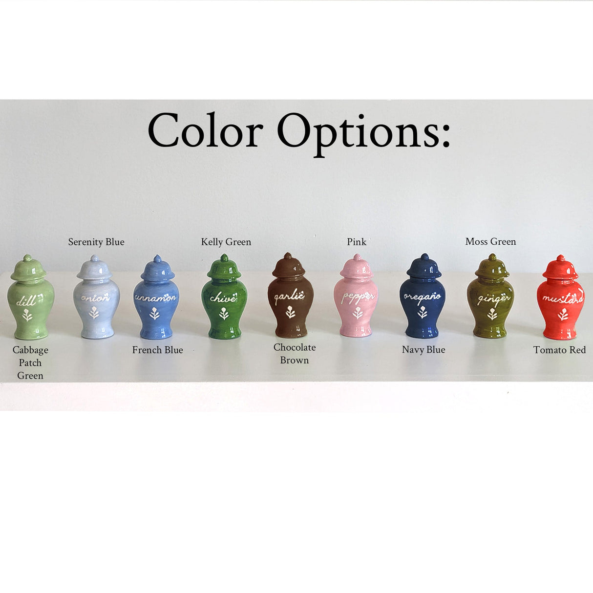 Spice Jar Set 4