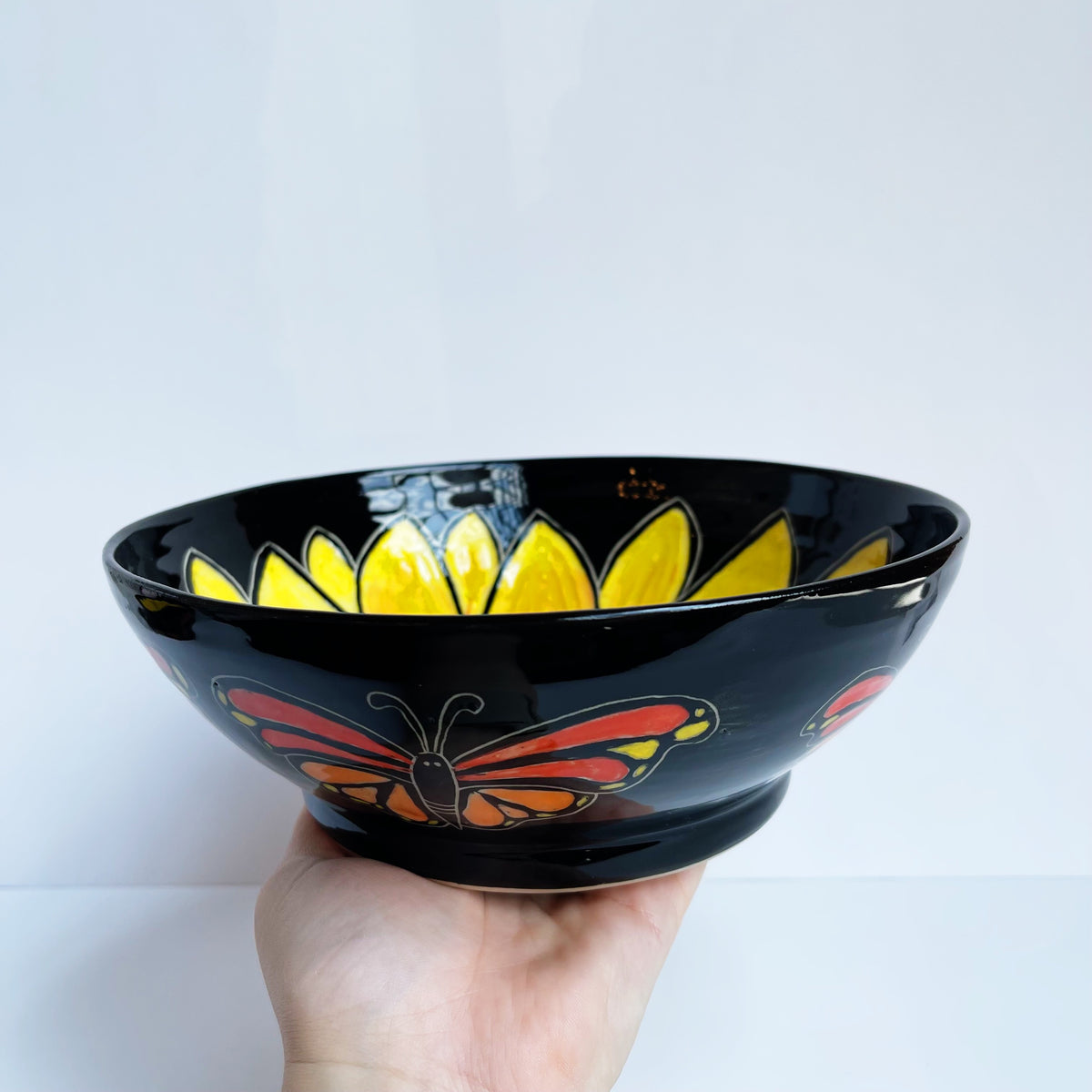 Yellow Sunflower Bowl | Cindy Walker Davidson