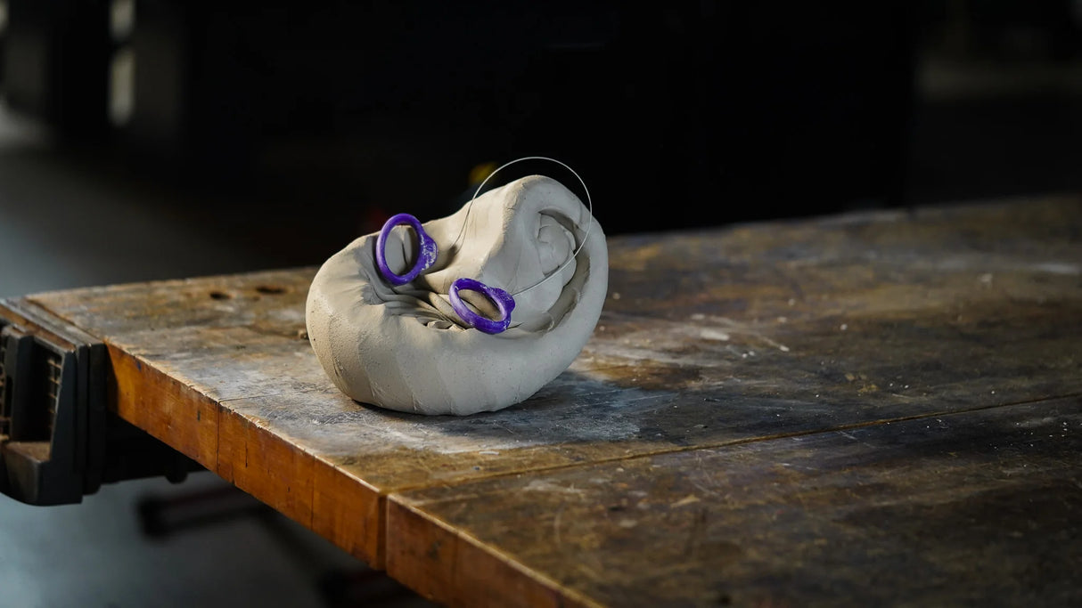 Short Heavy Purple Mudwire