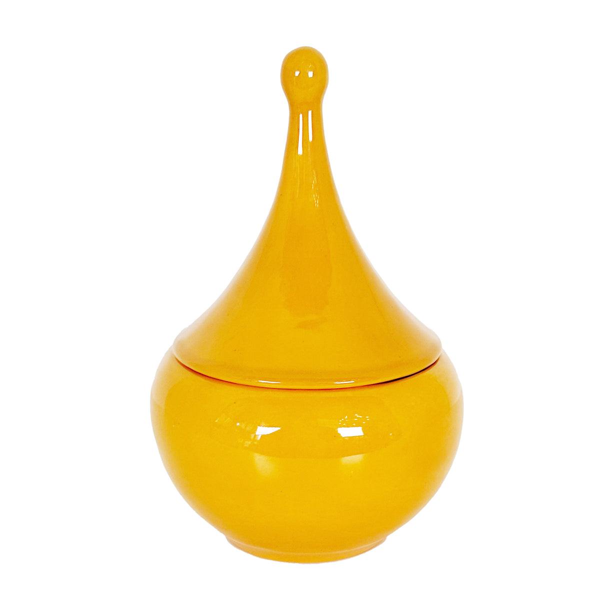 Teardrop Jars in Dandy Yellow