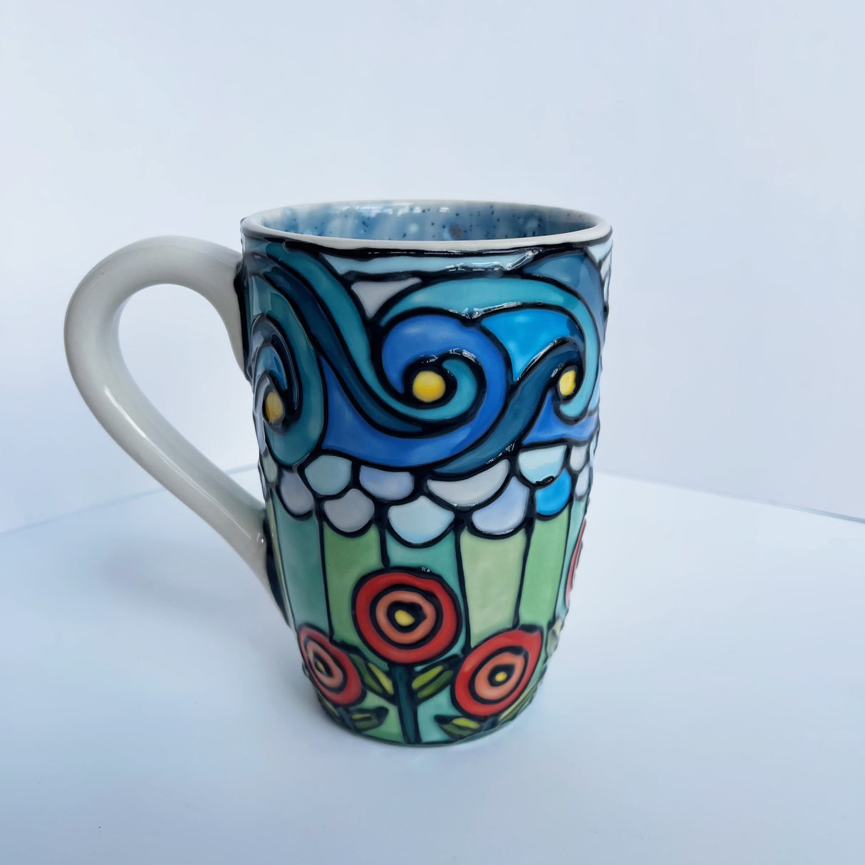 Stained Glass Landscape Mug | Once & Future Things