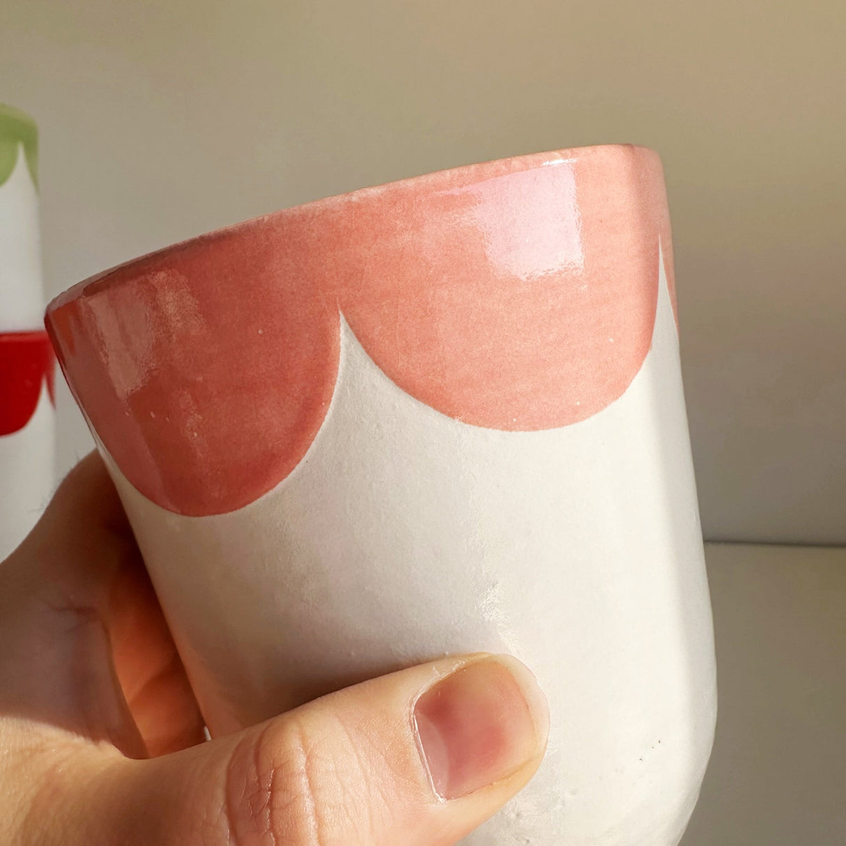 Bright Scalloped Tumblers | Jessica Walker