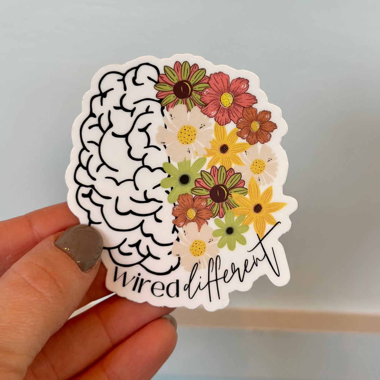 Wired Different Sticker | Jennifer Schmidt