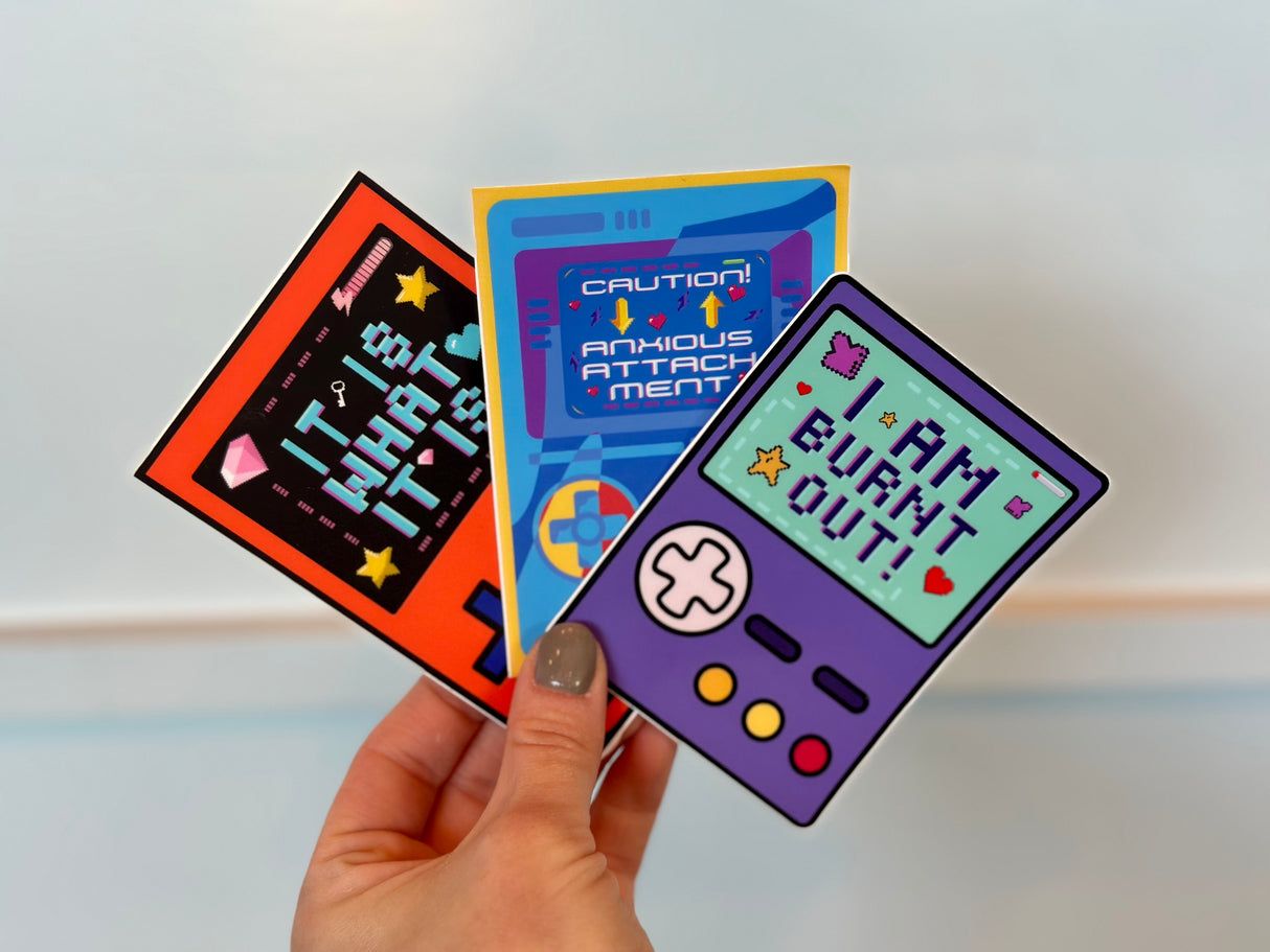 Burnt Out Sticker | Jennifer Schmidt