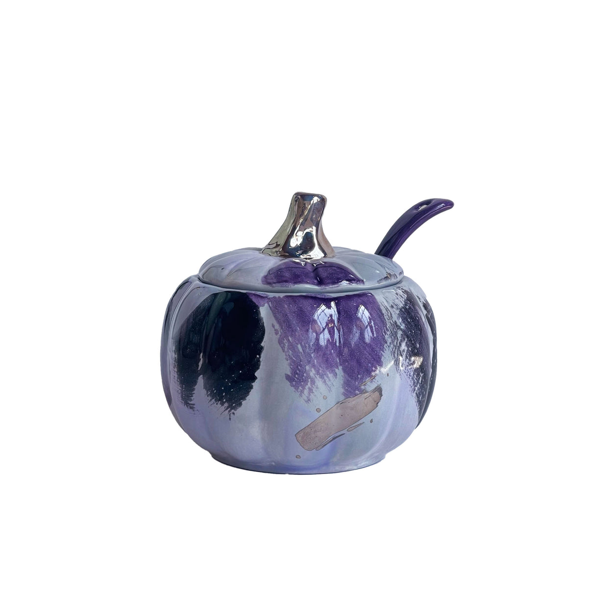 Pumpkin Sugar Pot, Spoon, and Creamer | Wholesale