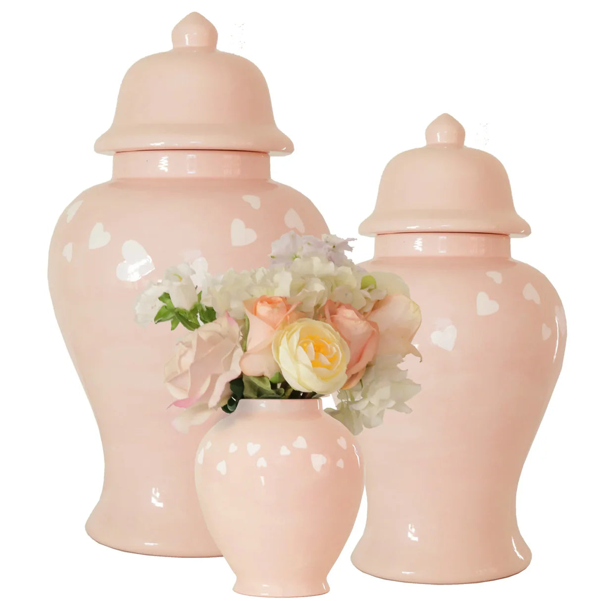 "Love is in the Air" Ginger Jars in 5 Colors | Wholesale