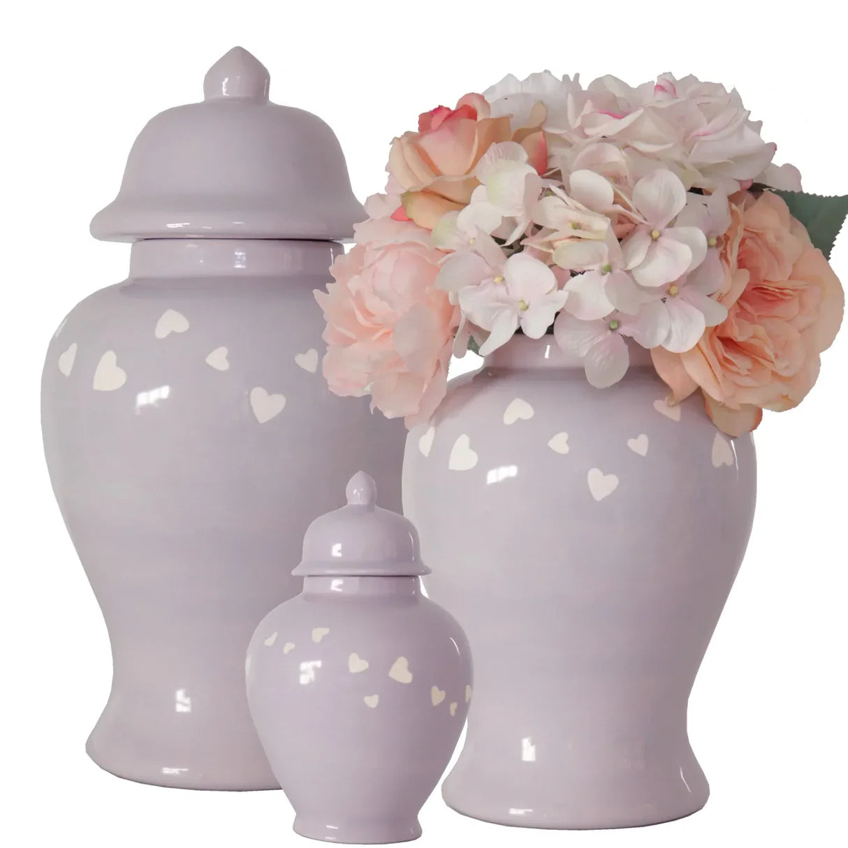 "Love is in the Air" Ginger Jars in 5 Colors | Wholesale