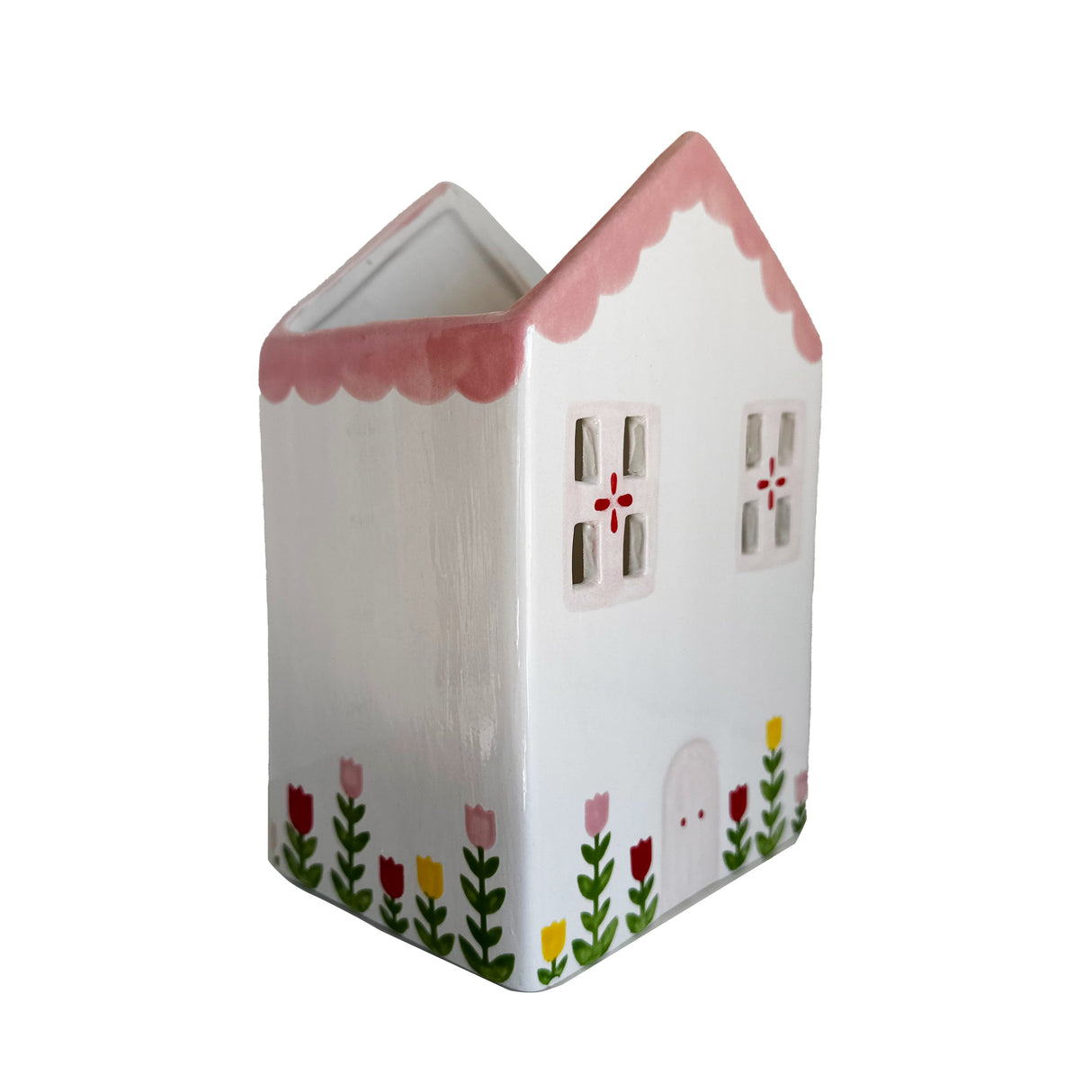 Tulip Fever Scalloped House Vase/Container | Wholesale